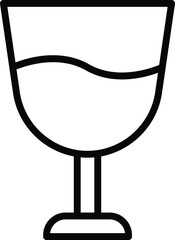 hotel service  wine glass and drink