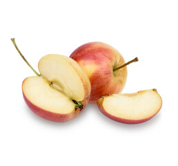 Fresh apple isolated on transparent background