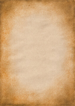 Old and stained paper. Suitable for background.