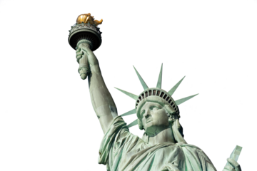 statue of liberty isolated