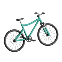 3d mountaing biking icon