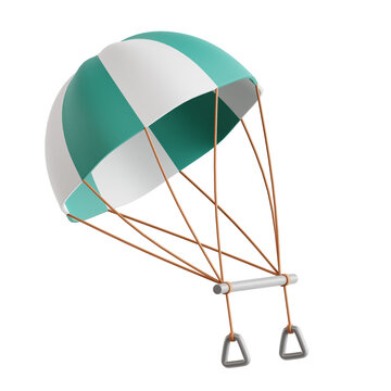 3d parasailing icon