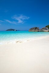 sand of beach caribbean sea. tropical sea