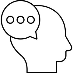 Chat Half Glyph Vector Icon which can easily modified  

