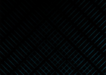 Blue minimal geometrical lines abstract futuristic tech background. Vector digital design