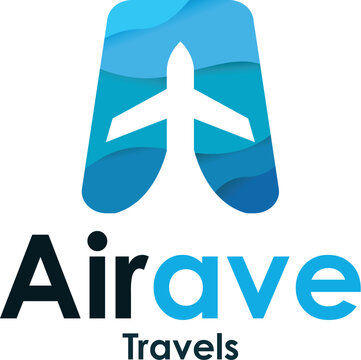 Airave travel flat icon vector illustration