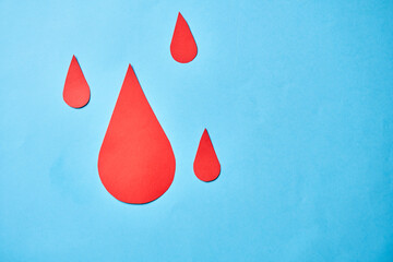 blood drop paper cut, blood transfusion, world blood donor day, red cross to give blood.world...