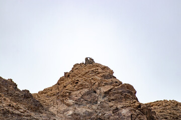 window on the cliff top