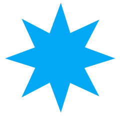 Obraz premium Geometric Modern star or light