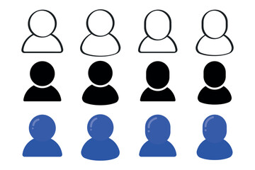 People In Different Styles Set