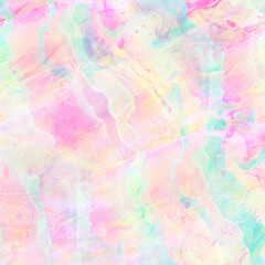 Abstract colorful stains pattern. Watercolor or gouache on paper texture. 