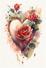 A watercolor drawing of 