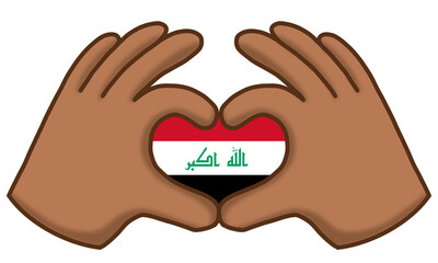 Fototapeta premium Iraq Flag