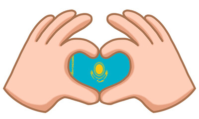 Fototapeta premium Love Kazakhstan