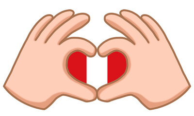 Fototapeta premium Love Peru