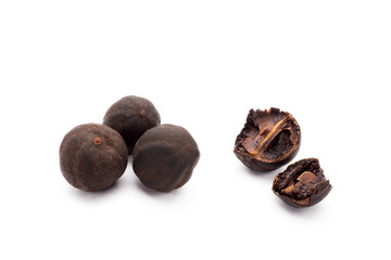 black lemon isolated, png file