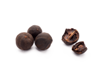 black lemon isolated, png file