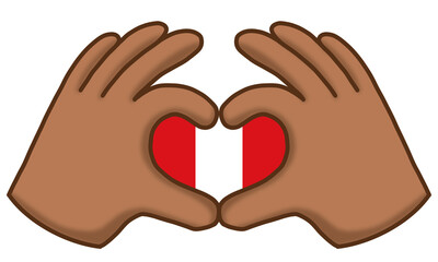 Fototapeta premium Peru Flag