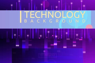 background. Technology connection digital data and big data concept.
