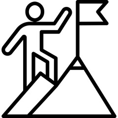 Achievement Half Glyph Vector Icon which can easily modified 

