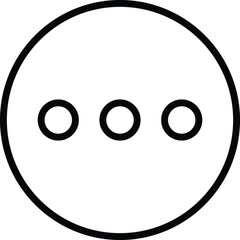 Fototapeta premium mobile ui more and three dots