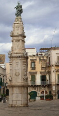Fototapeta na wymiar Italia, Puglia, Bitonto, piazza della cattedrale