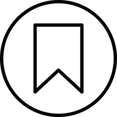 mobile ui bookmark and badge