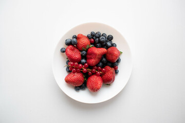 fresh berries on a plate