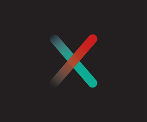 X Letter Logo design vector.X Letter Logo Template