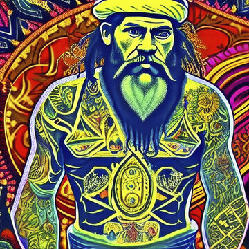 Raving, rocking, Hippy Guru
