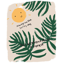 summer time illustration