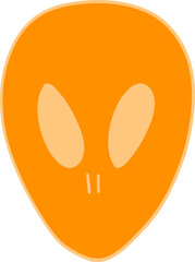 Orange alien