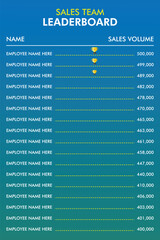 Free vector leaderboard with abstract background, Sales Leaderboard Key Features and Benefits