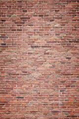 Brickwork background red brick wall
