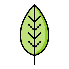 Green leaf icon.