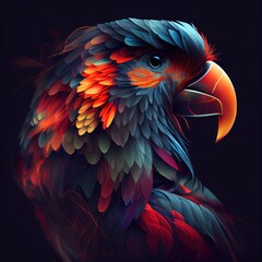 Obraz premium colourful bird