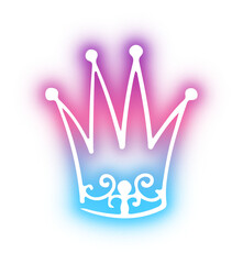 Collection of crown neon