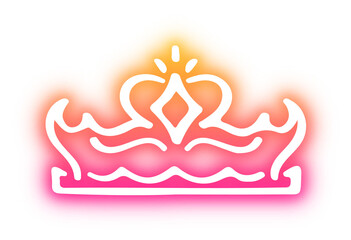 Collection of crown neon