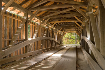 Grist Mill Bridge in Jeffersonville, VT.