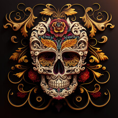decorative skull