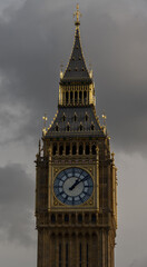 Fototapeta na wymiar Big Ben is the name given to the large clock bell on the northwest side of the Palace of Westminster