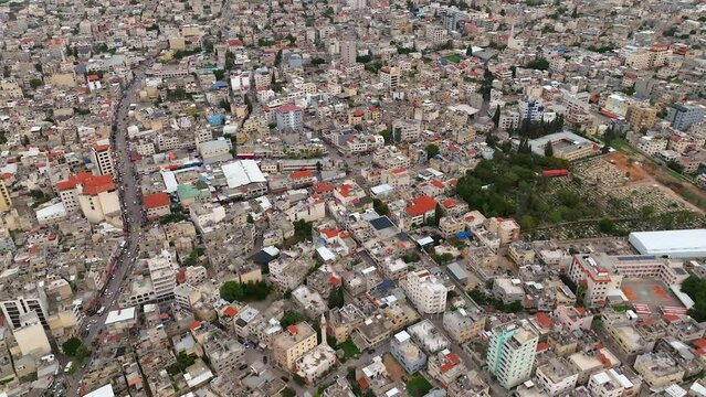 Qalqilya Governorate Palastenian National Authority, Aerial view