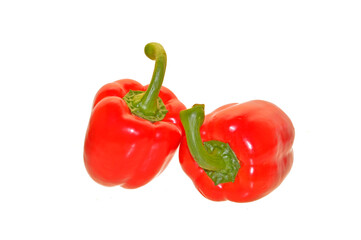 bell pepper isolated on white background