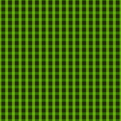 St. Patricks day tartan plaid. Scottish pattern in green cage. Scottish cage. Vector seamless pattern