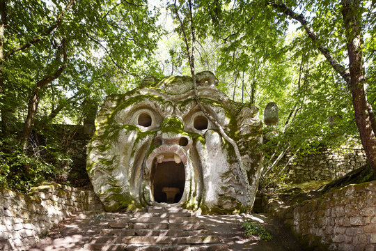 Bomarzo, Orcus with its mouth wide open