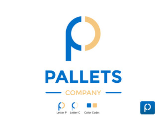 A modern Pallets Logo Design and creative logo design
