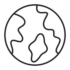 Obraz premium Earth icon.