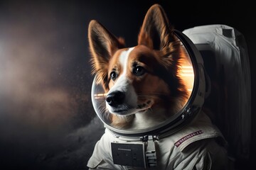 Out of This World Adventure: A Dog Explores Space in Style - Generative AI