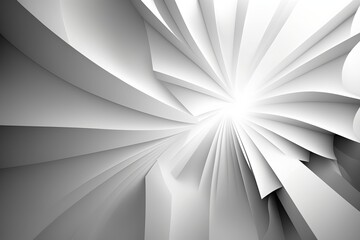 Minimalistic Wonder: An Abstract Background in White Tones - Generative AI
