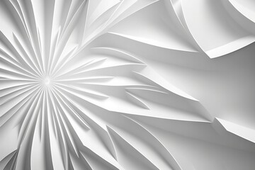 Blank Canvas: An Abstract Background in Snowy Tones - Generative AI